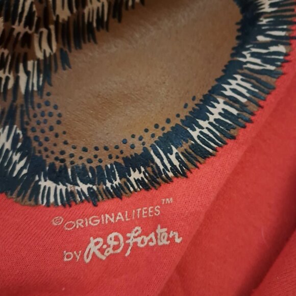 VTG R D Foster Tultex Teddy Bear Sweater sweatshirt 3D Nose & Eyes Holiday XL - Picture 6 of 7